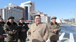 Kim Jong Un opens a flagship construction project close to Mount Paektu
