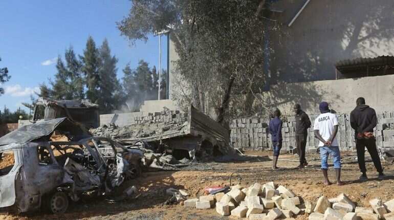 Air raids in Libyan capital Tripoli kill five, wound ten: Sources Air raids in Libyan capital Tripoli kill five, wound ten: Sources