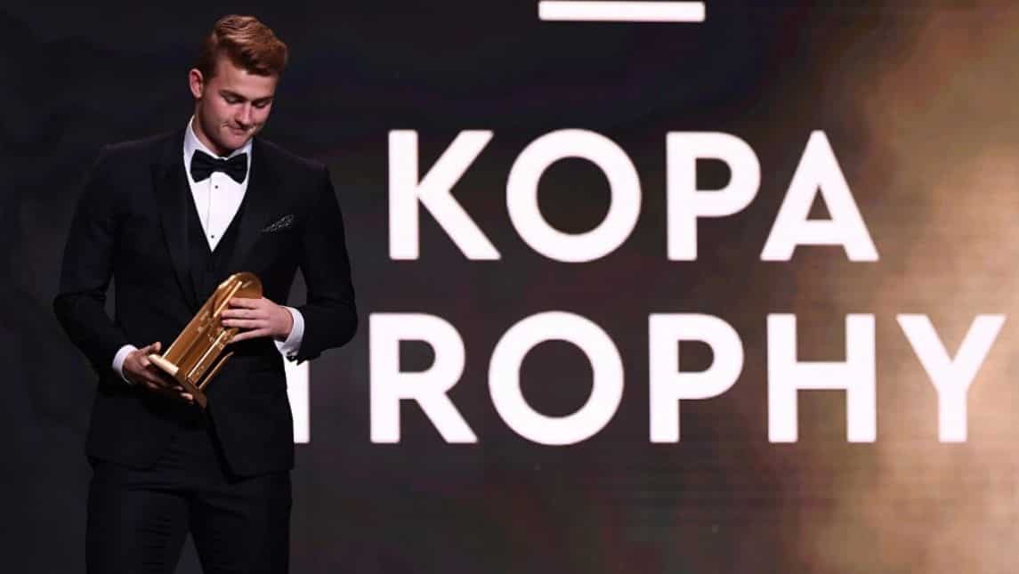 Matthijs de Ligt wins Kopa throphy