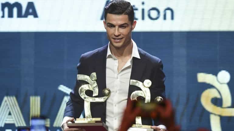 Cristiano Ronaldo skips Ballon d’Or to receive Serie A ‘Player of the Year award’ in Italy