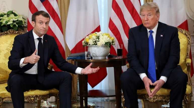 "One of the greatest non-answers": Donald Trump lauds Macron's political skills