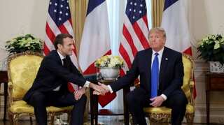 Trump calls Macron's criticism of NATO 'very, very nasty' before Summit