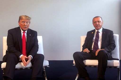 Trump meets Erdogan 'unannounced' at NATO summit