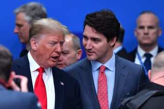 Trudeau is two-faced, he's not paying 2%, it's Canada, they have money: Trump