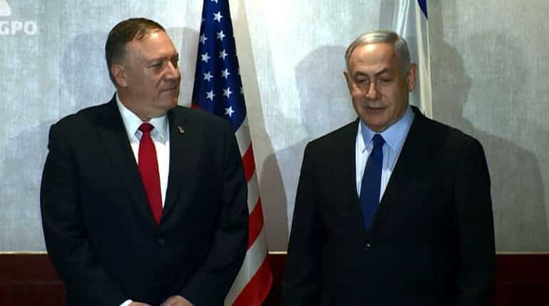 Netanyahu pushes Pompeo for more pressure on Iran in Portugal