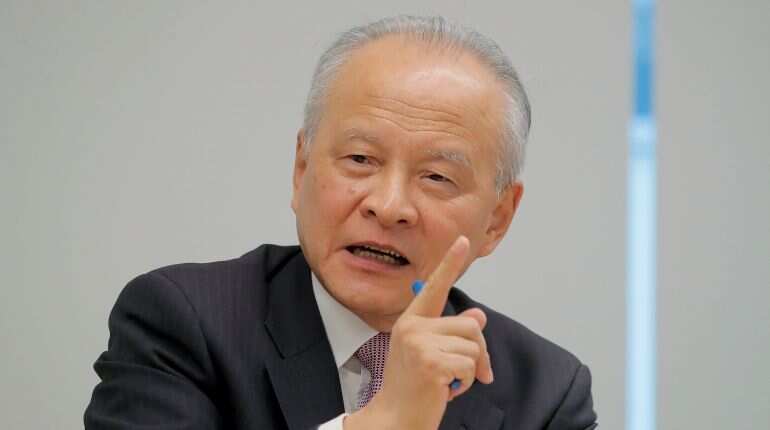 China's envoy to US warns of 'destructive forces' trying to undermine their relationship