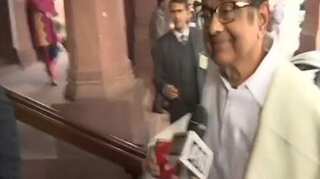 P Chidambaram reaches Parliament day after bail grant