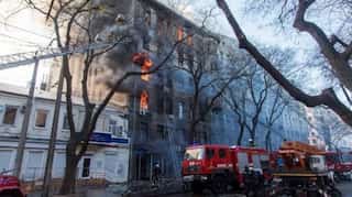 14 missing in deadly Ukraine fire: President Volodymyr Zelensky