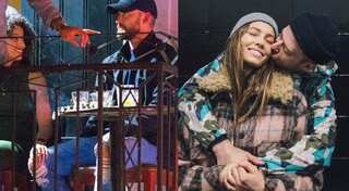 Justin Timberlake invites wife Jessica Biel to film set after being caught on camera with co-star