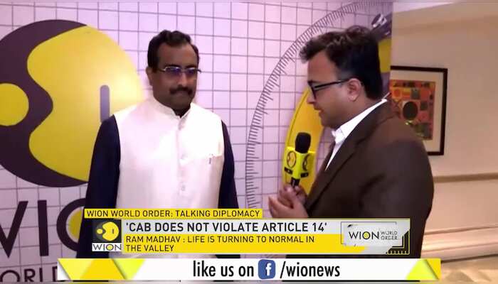 Ram Madhav speaks exclusively to WION on Citizenship Amendment Bill