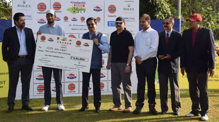Ahlawat jumps from seventh to third in the TATA Steel PGTI Order of Merit