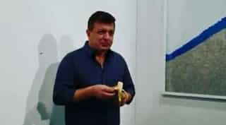 Artist eats 'banana artwork' that fetched $1,20,000