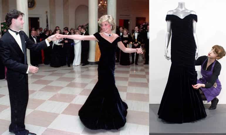 Princess Diana's Travolta dress that didn't find takers in auction, gets sold for more than $280,000 - Entertainment News Princess Diana's Travolta dress that didn't find takers in auction, gets sold for more than $280,000 - Entertainment News