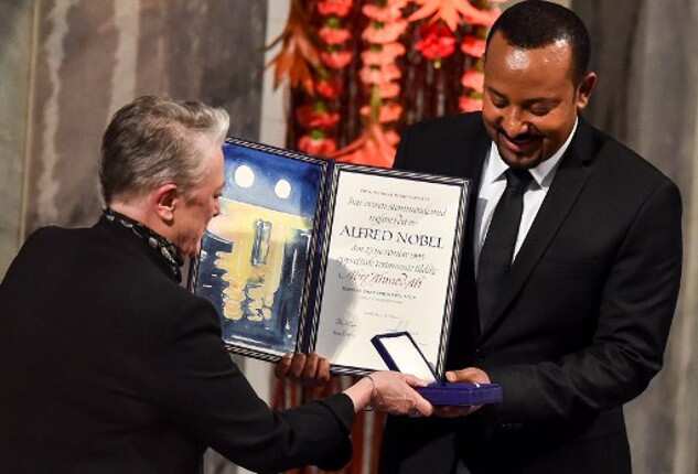 Ethiopian Prime Minister Abiy Ahmed receives Nobel Prize in Oslo Ethiopian Prime Minister Abiy Ahmed receives Nobel Prize in Oslo