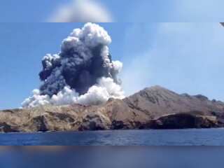 White island volcano spews more lava, police to access island today