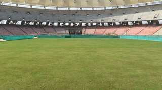 World's biggest cricket stadium takes shape in India