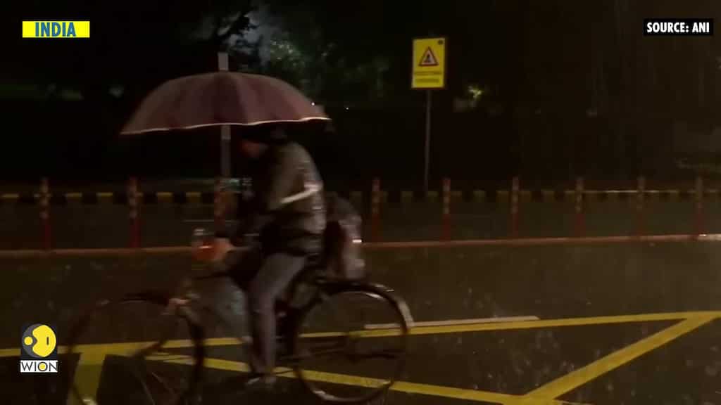 Showers, winds, hail leads to temperature dip in northern India