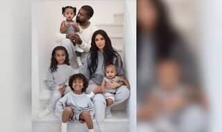 Kim Kardashian, Kanye West share adorable family Christmas card