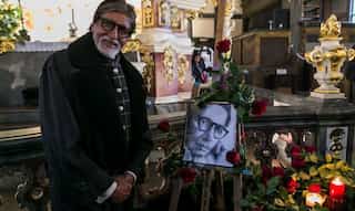Amitabh Bachchan attends prayer held in honour of his father	Harivansh Rai Bachchan in Poland