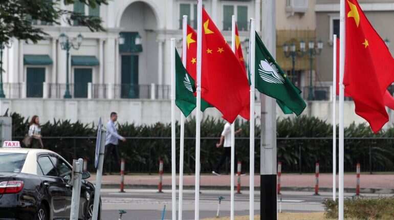 Chinese leader Xi Jinping visits gambling hub Macau as nearby Hong Kong seethes