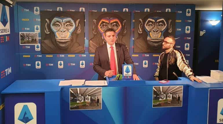 Serie-A chief apologises for anti-racism ape artwork Serie-A chief apologises for anti-racism ape artwork