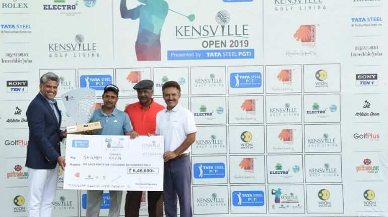 Shamim Khan coasts to three-shot win at Kensville Open 2019 Presented by TATA Steel PGTI Shamim Khan coasts to three-shot win at Kensville Open 2019 Presented by TATA Steel PGTI