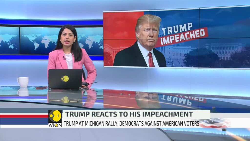 Donald Turmp reacts to his impeachment, says 'They aren't after me, They're after you'