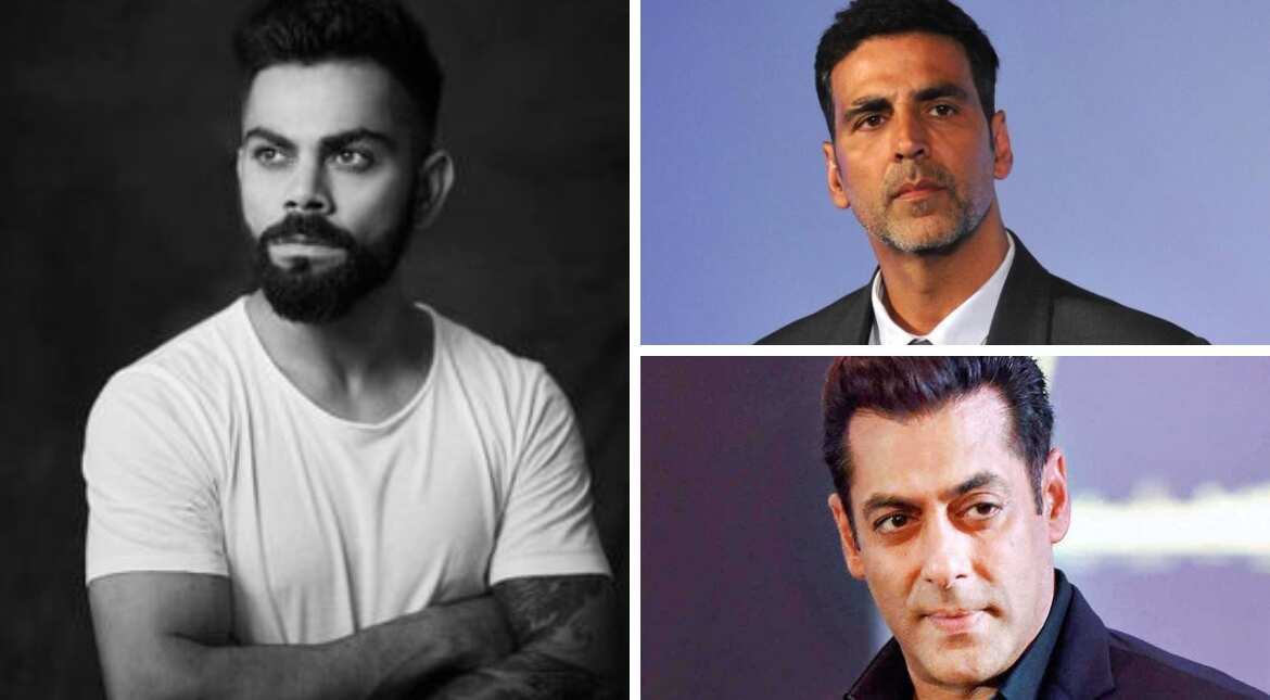Forbes India Celebrity 100: Virat Kohli replaces Salman Khan to take no. 1 spot, ahead of all actors Forbes India Celebrity 100: Virat Kohli replaces Salman Khan to take no. 1 spot, ahead of all actors