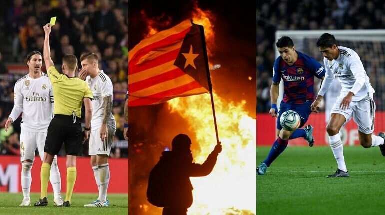 Barcelona, Real Madrid draw as Clasico marred by violence Barcelona, Real Madrid draw as Clasico marred by violence