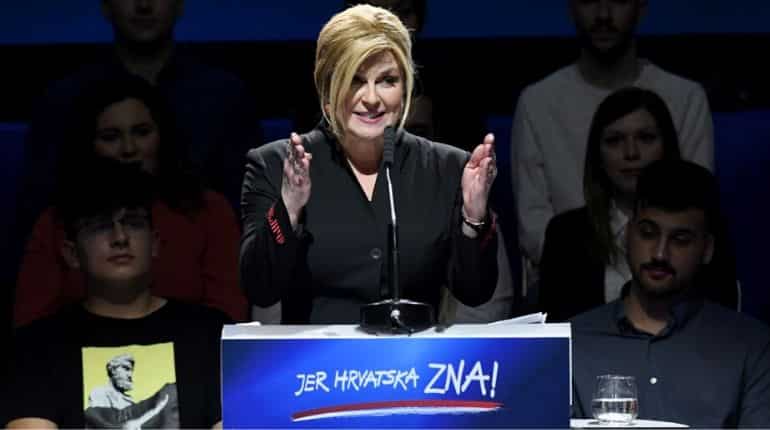 Croatia to pick a president in tight three-way race Croatia to pick a president in tight three-way race