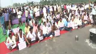 Andhra Pradesh: Farmers' protest against GN Rao Committee Report runs into day 3