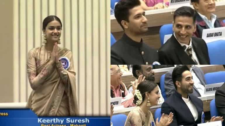 66th National Film Awards: Ayushmann Khurrana, Keerthy Suresh attend ceremony, 'Andhadhun' wins big
