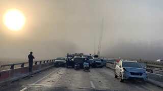 35 people injured in 63-vehicle pileup on Virginia highway