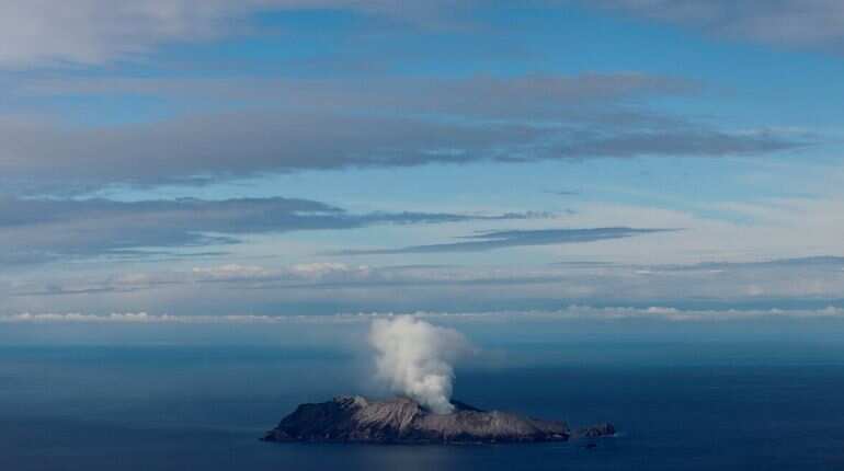 New Zealand police suspends search for two missing in volcanic eruption New Zealand police suspends search for two missing in volcanic eruption