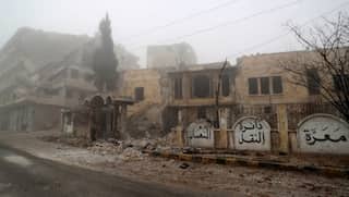 Russian planes pound Idlib area as Turkey, France call for de-escalation