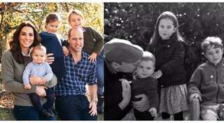 Prince William's new family Christmas card gives stiff competition to brother Harry's; see photo