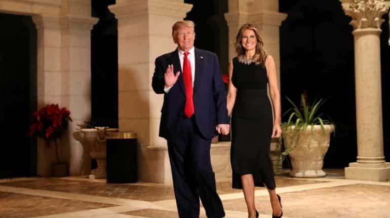 US President Donald Trump 'still working' on Christmas present for the First Lady US President Donald Trump 'still working' on Christmas present for the First Lady