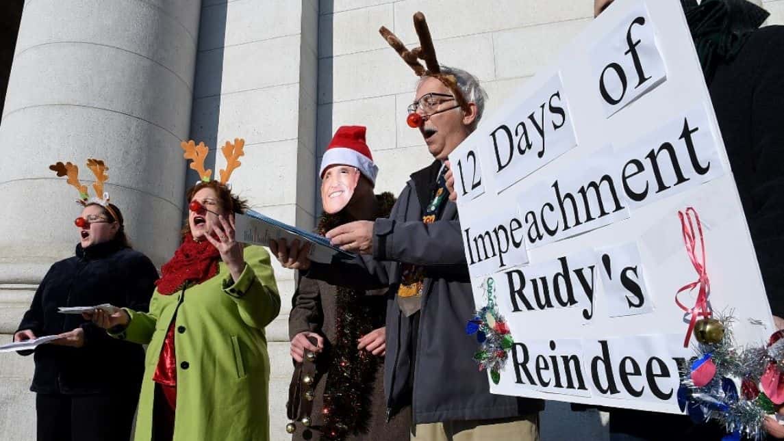 Political Lyrics induced in Santa Songs