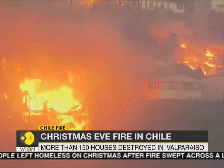Chile Christmas fire: Wildfire destroyed over 150 homes