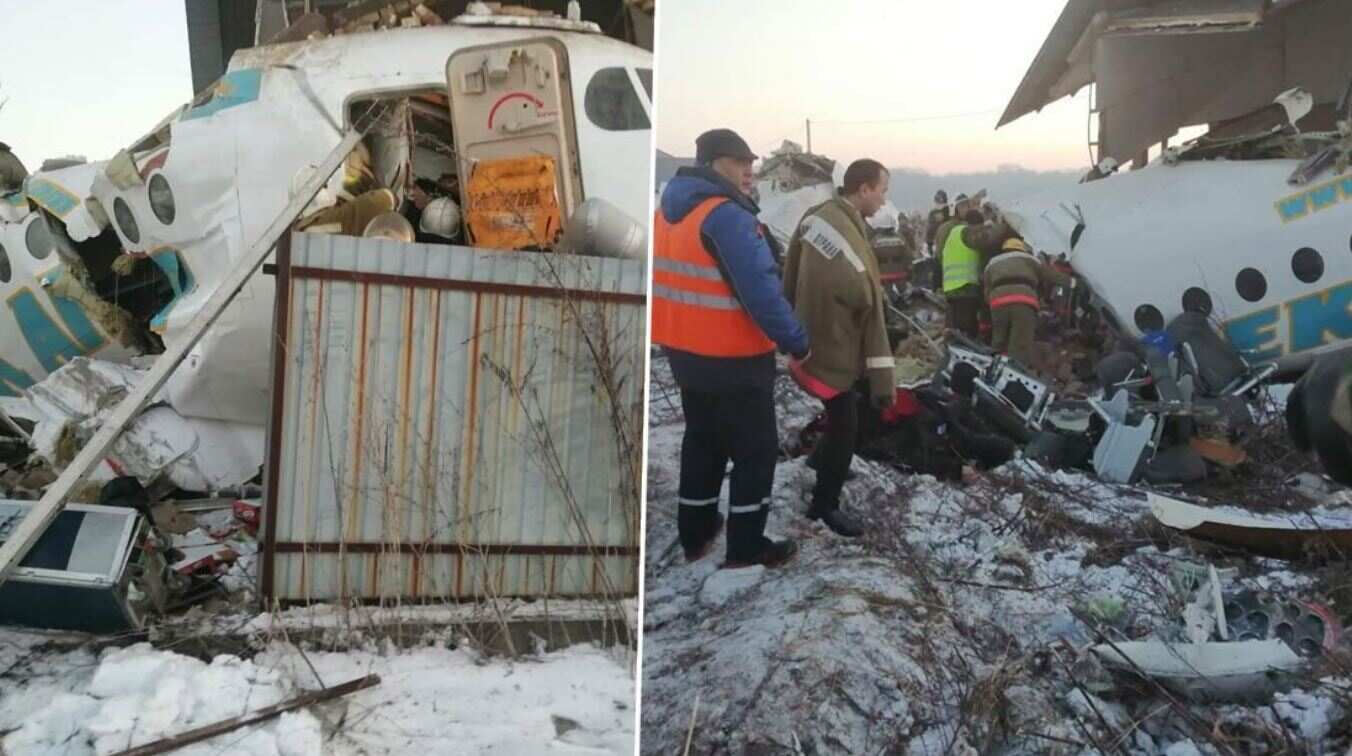 At least 14 dead as plane crashes in Kazakhstan with hundred on board