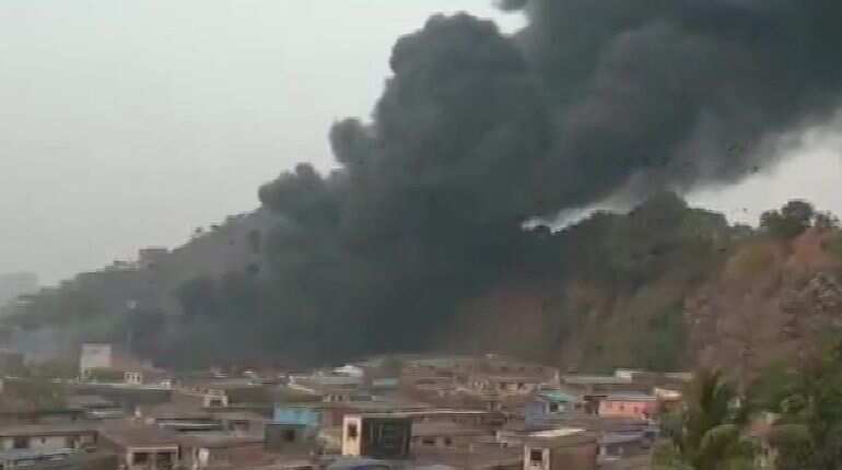 Mumbai: Level-three fire breaks out at factory in Ghatkopar, 15 fire tenders on spot  