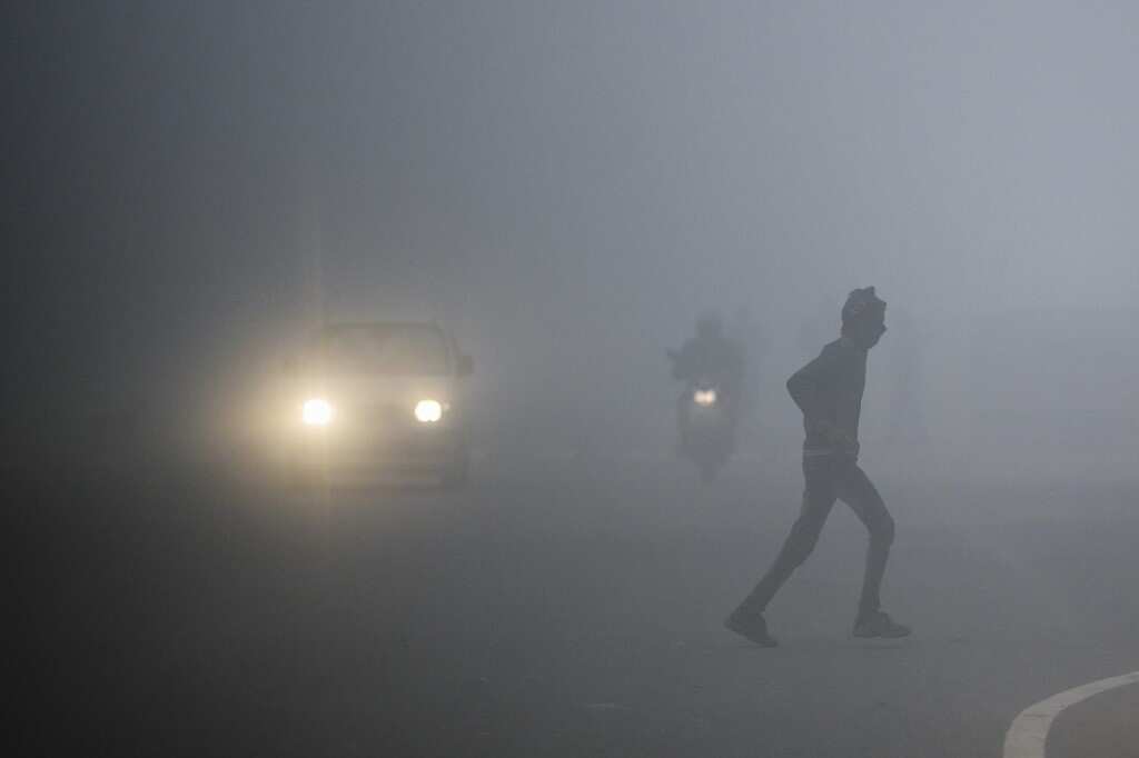 Severe cold continues in Delhi; dense fog hampers visibility