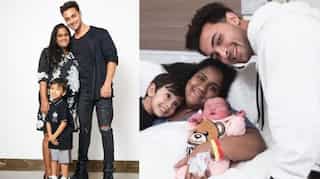 Aayush Sharma, Arpita Khan share first pictures of their baby girl