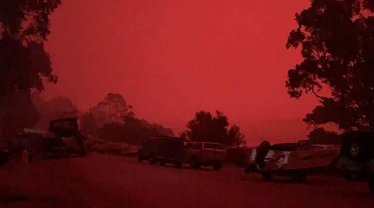 Red skies