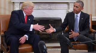 Trump, Obama tied as 'most admired man' in 2019