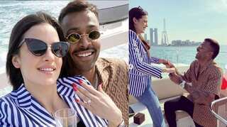 Hardik Pandya announces engagement to girlfriend Natasa Stankovic; posts proposal video on Instagram