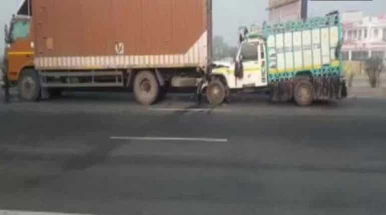 Several injured as vehicles collide due to low visibility in Alwar