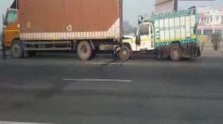 Several injured as vehicles collide due to low visibility in Alwar