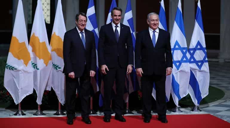 Greece, Cyprus, Israel sign EastMed pipeline deal Greece, Cyprus, Israel sign EastMed pipeline deal