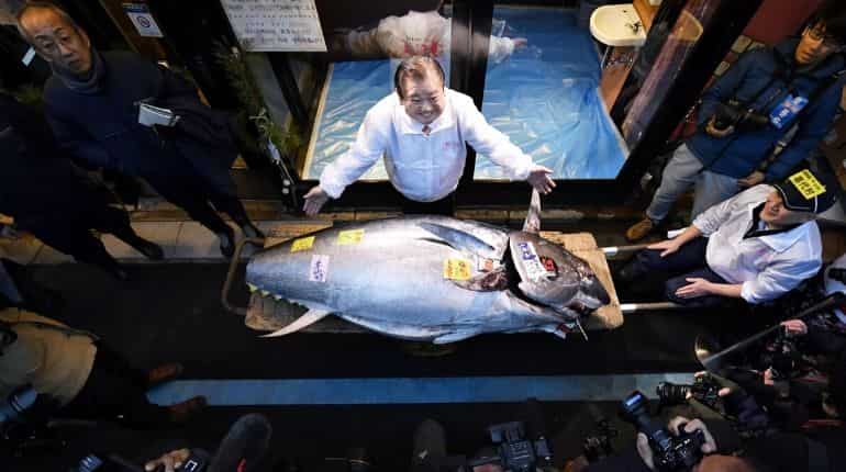 Tuna sells for $1.8 million in first Tokyo auction of 2020, second highest ever